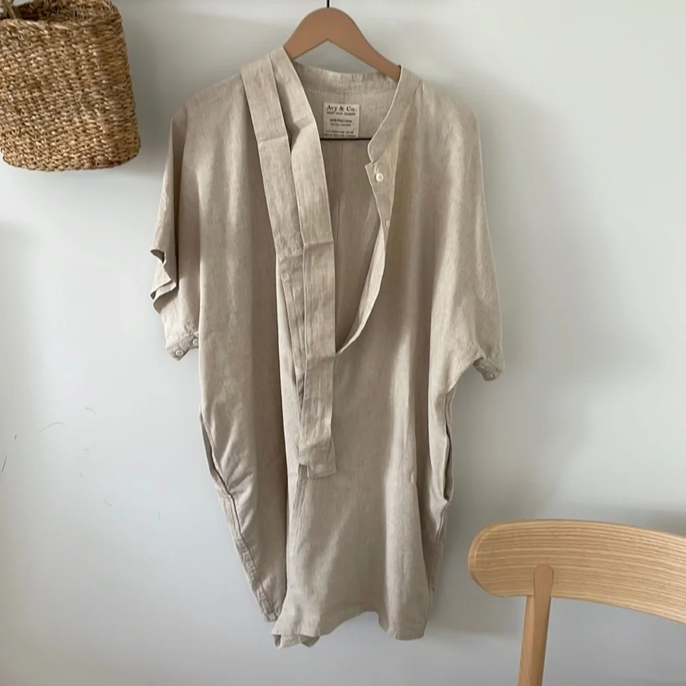 NWOT *** 100% Linen Play Suit - Picture 8 of 8